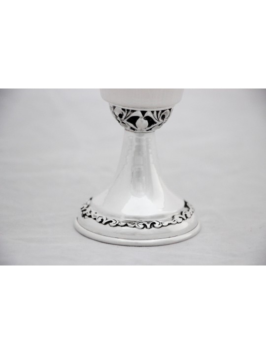 Grande Coupe Eliyahu Paysage de Jérusalem avec Émail, Cadeaux de Pâque, I