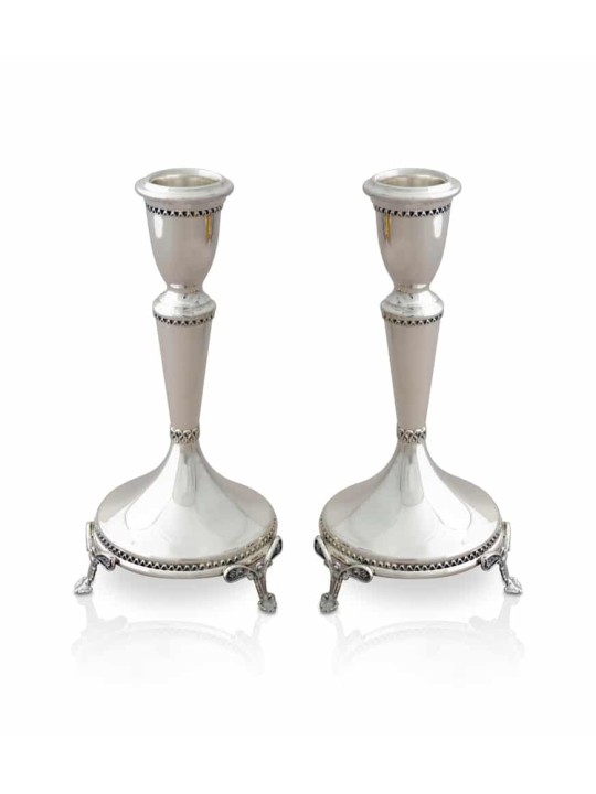 Sterling Silver Filigree Candlesticks and 3 Legs , Passover Gifts , Is