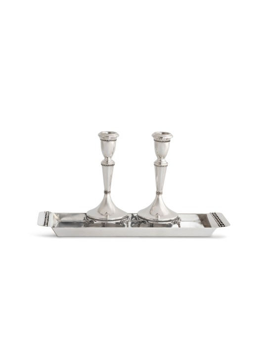 Chandeliers et 3 pieds en filigrane d’argent sterling, cadeaux de Pâque, est