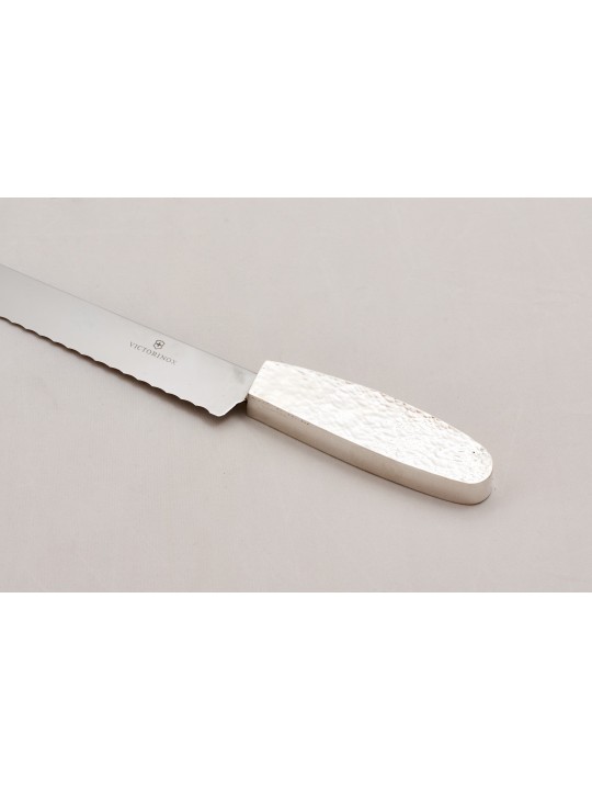Argent Grande Lame Victorniox Martelée Challah Kni , Cadeaux Tu B'Av , I