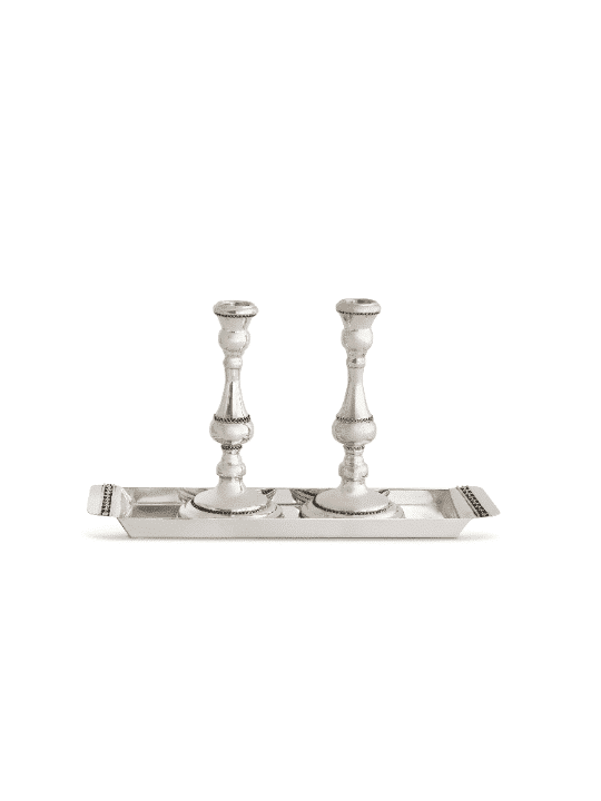 Small Size Sterling Silver Filigree Candlesticks , Passover Gifts , Is