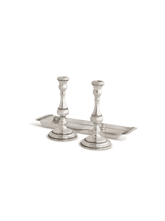 Small Size Sterling Silver Filigree Candlesticks , Passover Gifts , Is