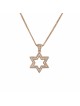 Diamants uniques et pendentif étoile de David en or, cadeaux Tu B'Av, Israël