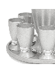 Forme arrondie en aluminium réglée moderne d'alcool, cadeaux juifs de mariage, Isra