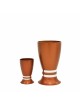 Modern Liquor Set Aluminum Rounded Shape , Jewish Wedding Gifts , Isra