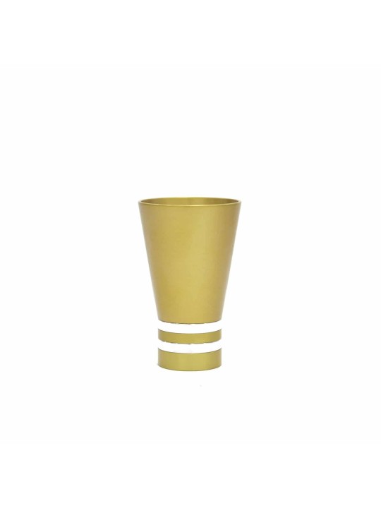Aluminum Modern Gold Liquor 6 or 8 Set , Jewish Wedding Gifts , Israel