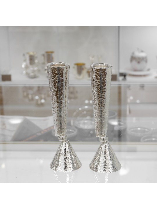Chandeliers uniques en argent sterling martelé, cadeaux de Pâque, Israël