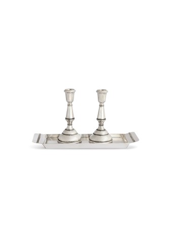 Sterling Silver & Filigree Rim Medium Candle Holde , Passover Gifts ,