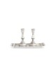 Sterling Silver & Filigree Rim Medium Candle Holde , Cadeaux de Pâque ,
