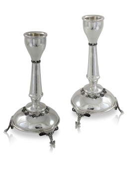 Petits chandeliers de sabbat à trois pattes, cadeaux de Pâque, J israélien