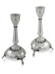Petits chandeliers de sabbat à trois pattes, cadeaux de Pâque, J israélien