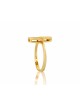 Stunning 14k Gold and Diamonds Hamsa Ring , Tu B'Av Gifts , Israeli Ju
