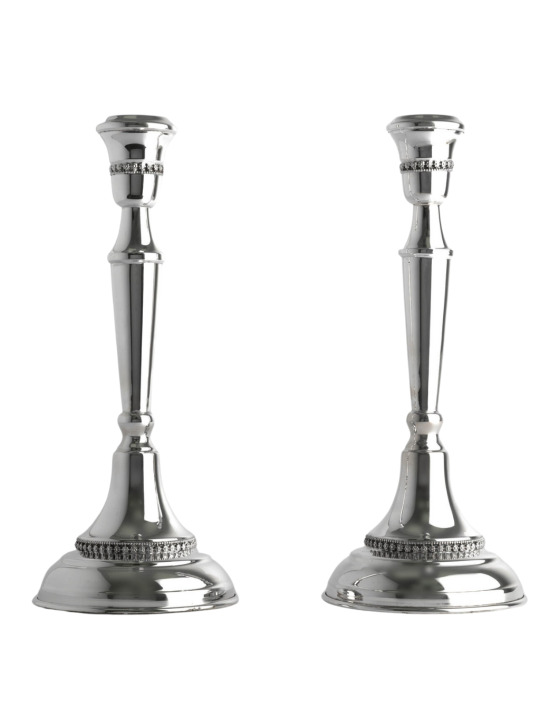 Tall Candlesticks for Shabbat , Passover Gifts , Israeli Judaica