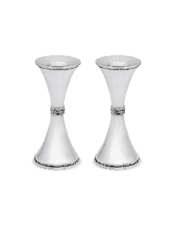 Bougeoirs en argent sterling 925 avec filigrane Dec, argent sterling C