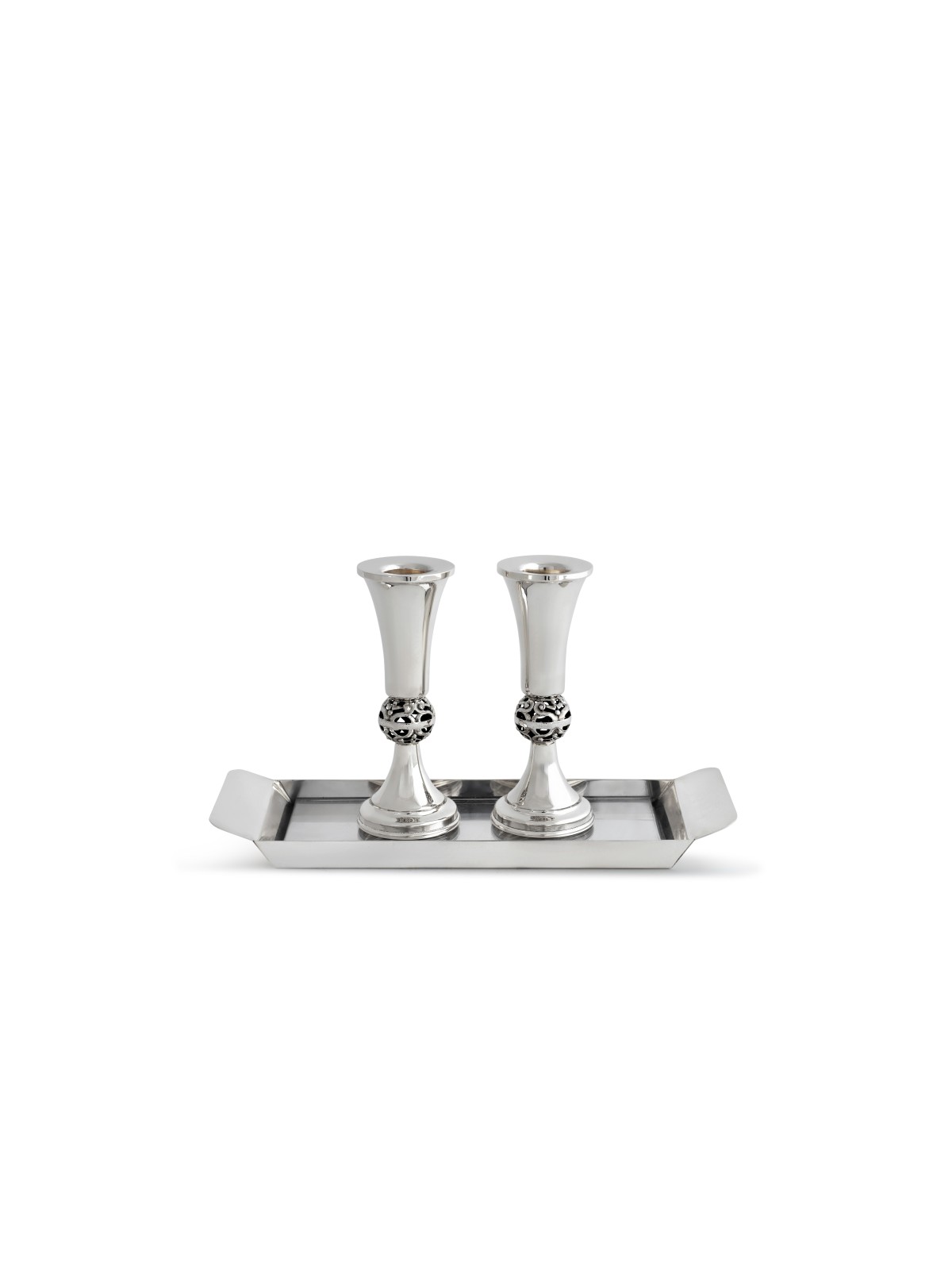 Traditional Sabbath Sterling Silver Candlesticks , Passover Gifts , Is