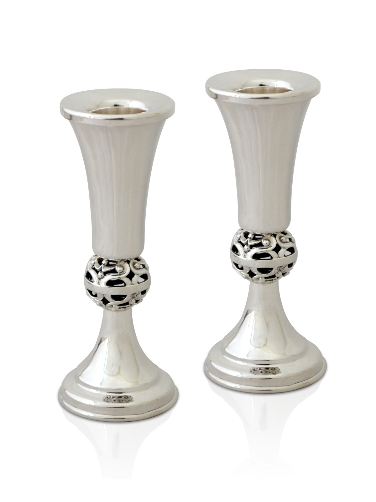 Traditional Sabbath Sterling Silver Candlesticks , Passover Gifts , Is