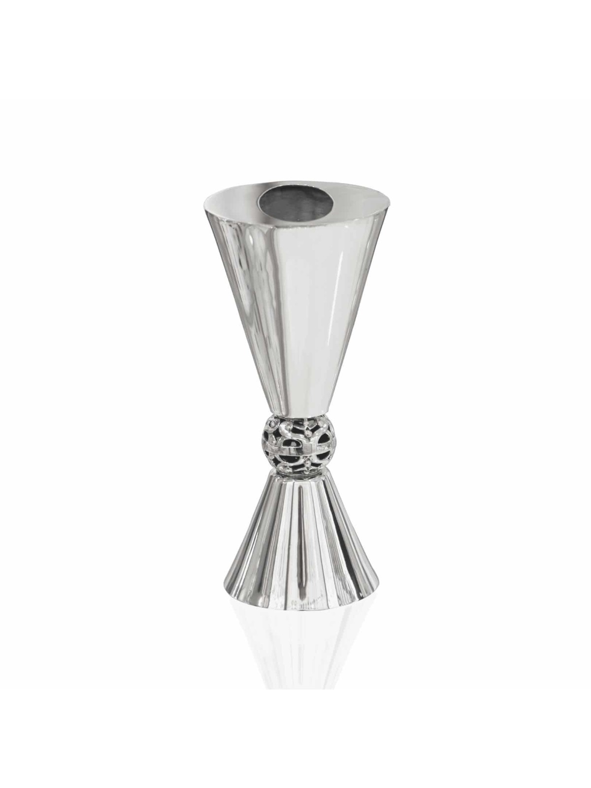 Sterling Silver Ornamented Havdalah Candle Holder , Tu B'Av Gifts , Is
