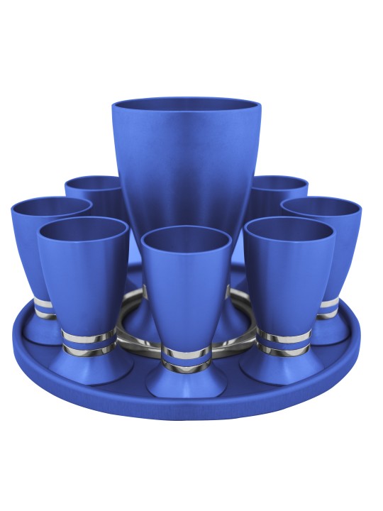 Ensemble de liqueur en aluminium coloré élégant et moderne, cadeaux de Pâque, Isr