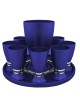 Stylish and Modern Colorful Aluminum Liquor Set , Passover Gifts , Isr