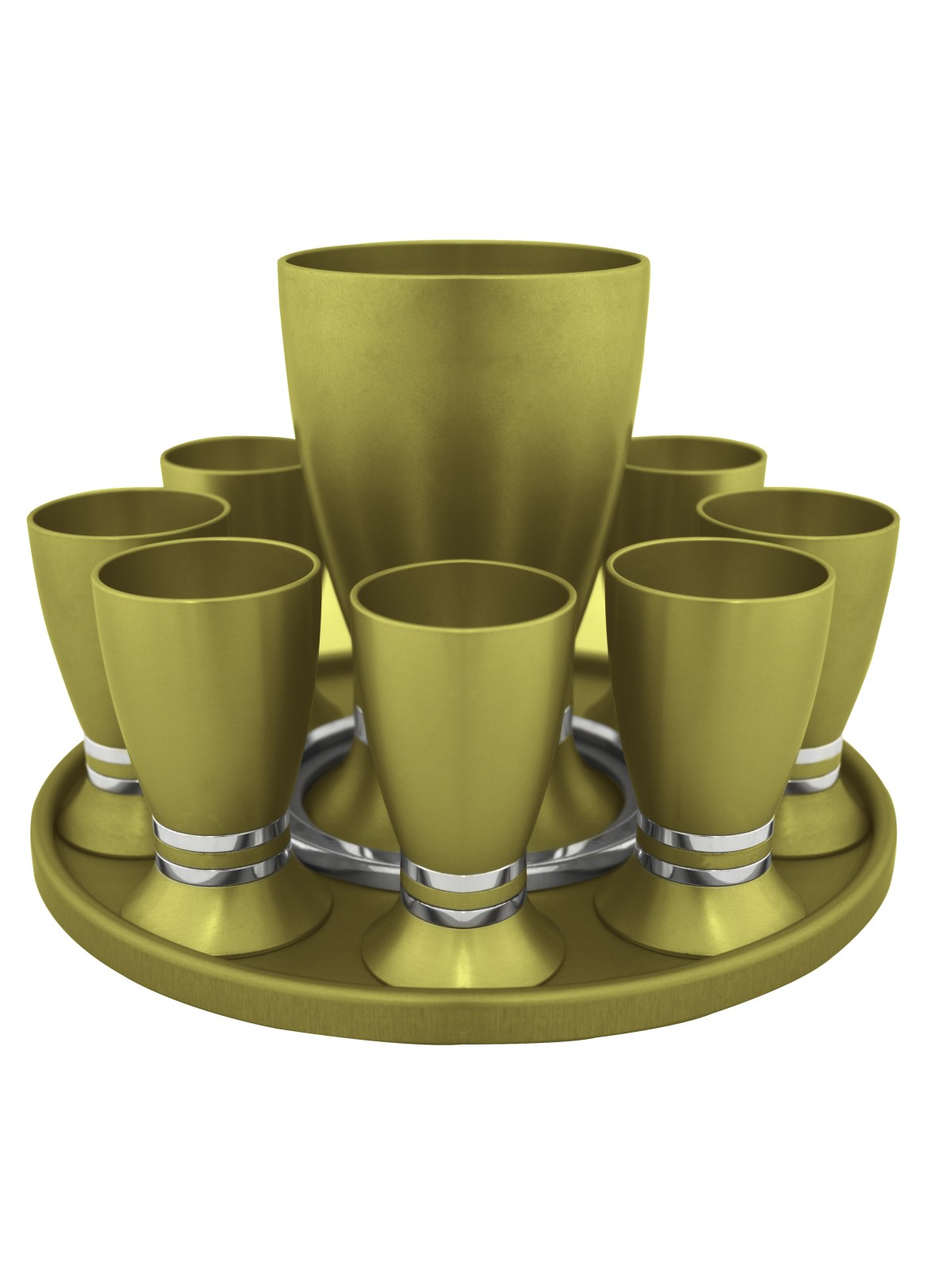 Ensemble de liqueur en aluminium coloré élégant et moderne, cadeaux de Pâque, Isr