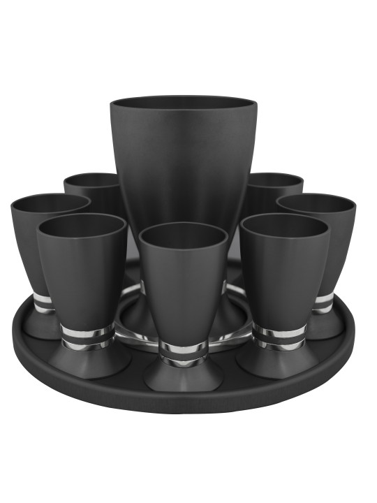 Ensemble de liqueur en aluminium coloré élégant et moderne, cadeaux de Pâque, Isr