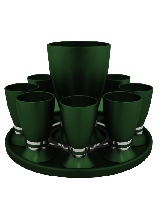 Ensemble de liqueur en aluminium coloré élégant et moderne, cadeaux de Pâque, Isr