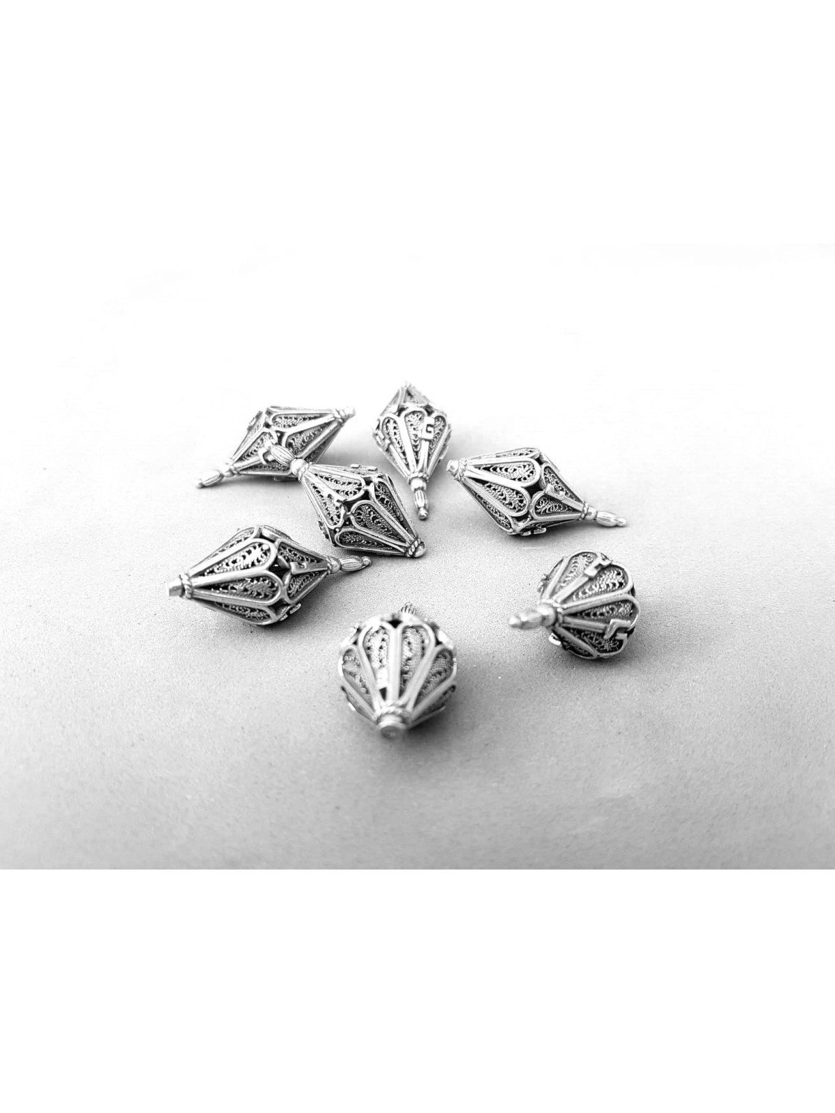 Chandeliers en filigrane en argent sterling, cadeaux de Pâque, israélien