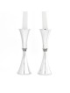 Traditional Sterling Silver Candlesticks with Fili , Passover Gifts ,