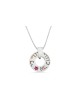 Pendentif rond en or émaillé Ani Ledodi, cadeaux Tu B'Av, Judaï israélien