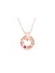 Pendentif rond en or émaillé Ani Ledodi, cadeaux Tu B'Av, Judaï israélien