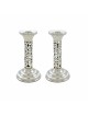 Bougeoirs en argent uniques avec bénédiction, cadeaux de Pâque, israéliens