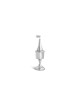 Ensemble Havdalah moderne martelé en argent sterling, cadeaux Tu B'Av, israélien