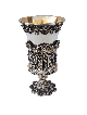 Coupe de Kiddouch en argent sterling unique en deux parties, cadeaux de Pâque, Israël
