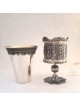 Unique Two Parts Sterling Silver Kiddush Cup , Passover Gifts , Israel