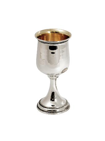 Grande tasse de Kiddush de mariage de luxe fabriquée à partir de Sterlin, tasses de Kiddush, est