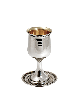 Large Luxury Wedding Kiddush Cup Made From Sterlin , Kiddush Cups , Is