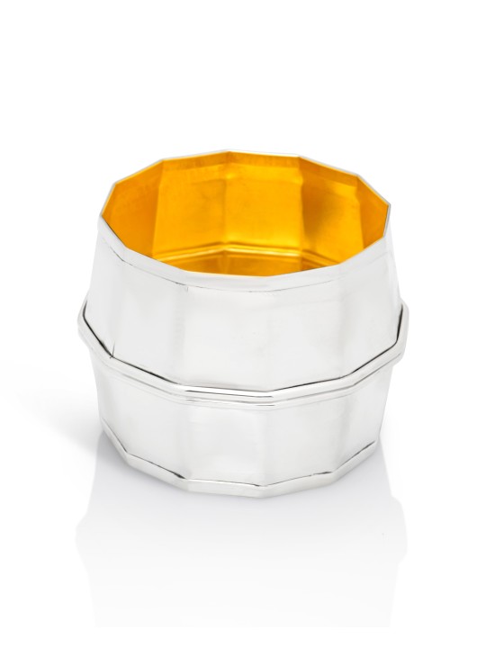 Sterling Silver Modern Design Bottle Holder , Tu B'Av Gifts , Israeli