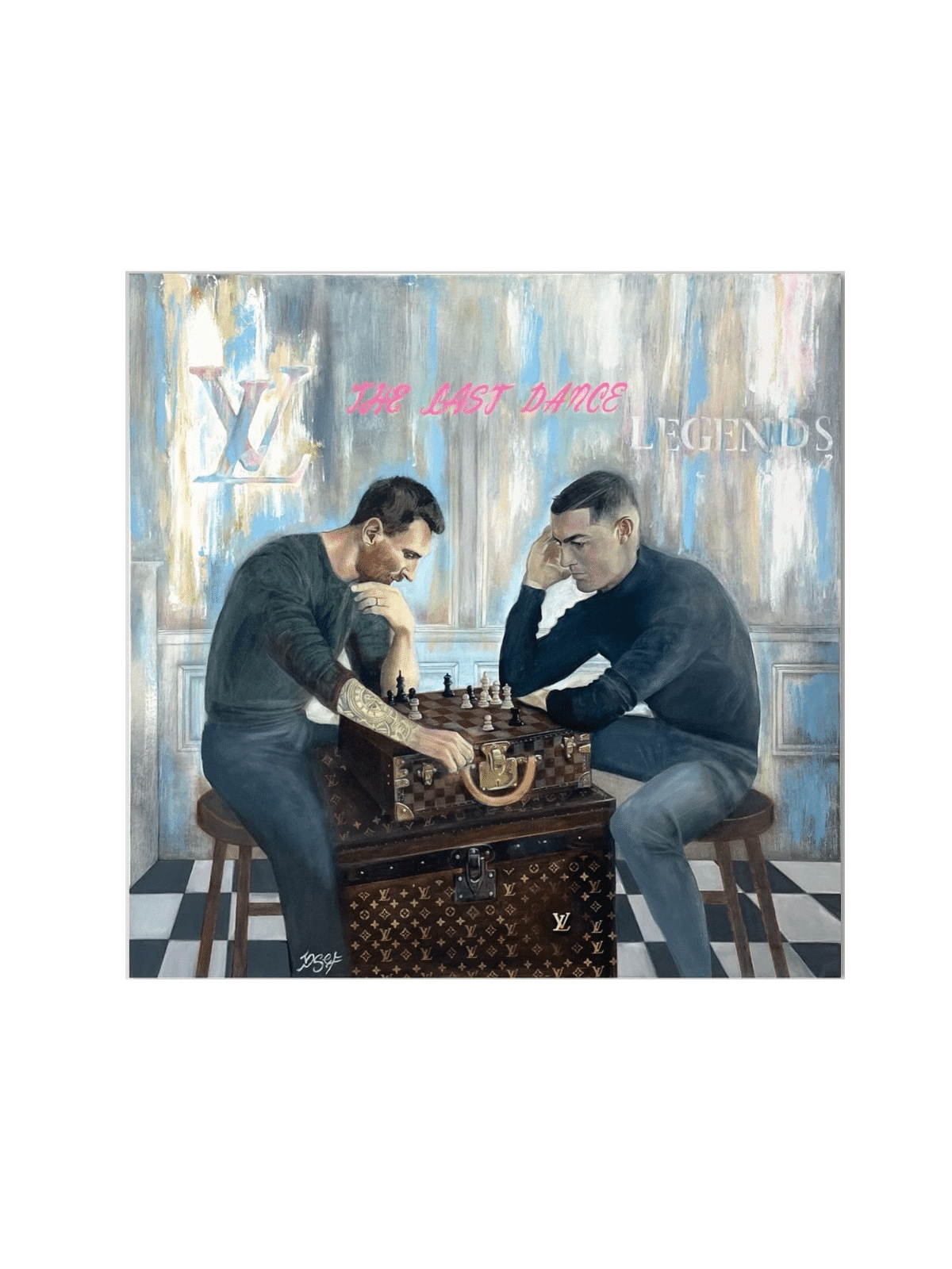 Maîtrise de l'art du football Ronaldo et Messi jouant C, cadeaux Tu B'Av, I