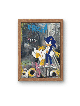 Sonic moderne et Tails dans la toile acrylique de Manhattan , Cadeaux Tu B'Av , I