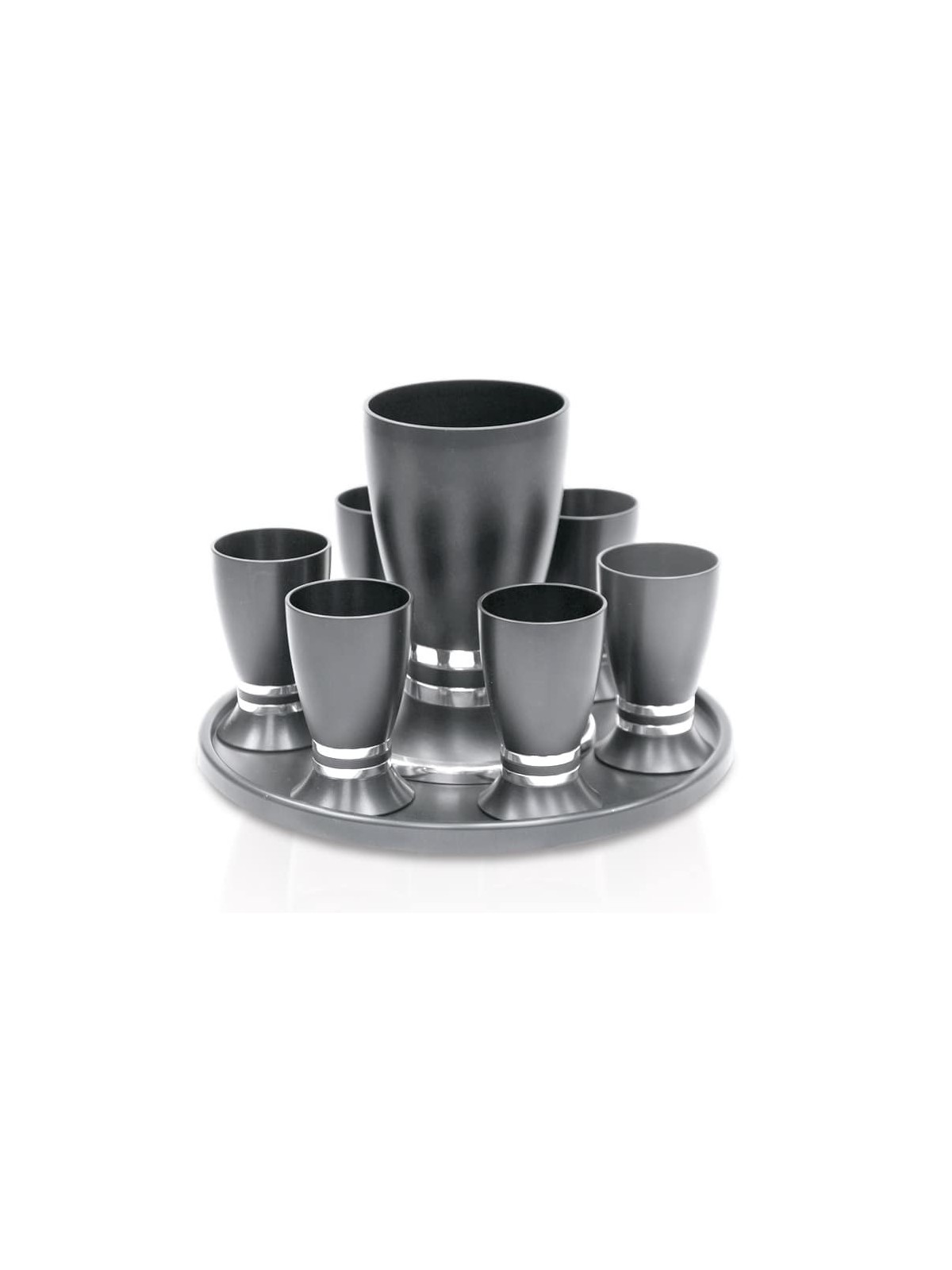 Ensemble de liqueur colorée avec 6 tasses et plateau, cadeaux de mariage juif, Israël