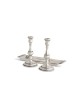 Chandeliers pour Shabbat en argent sterling, boîte en argent sterling