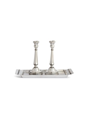 Bougies traditionnelles en argent sterling en forme d'octogone, cadeaux de Pâque,