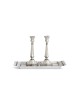 Bougies traditionnelles en argent sterling en forme d'octogone, cadeaux de Pâque,
