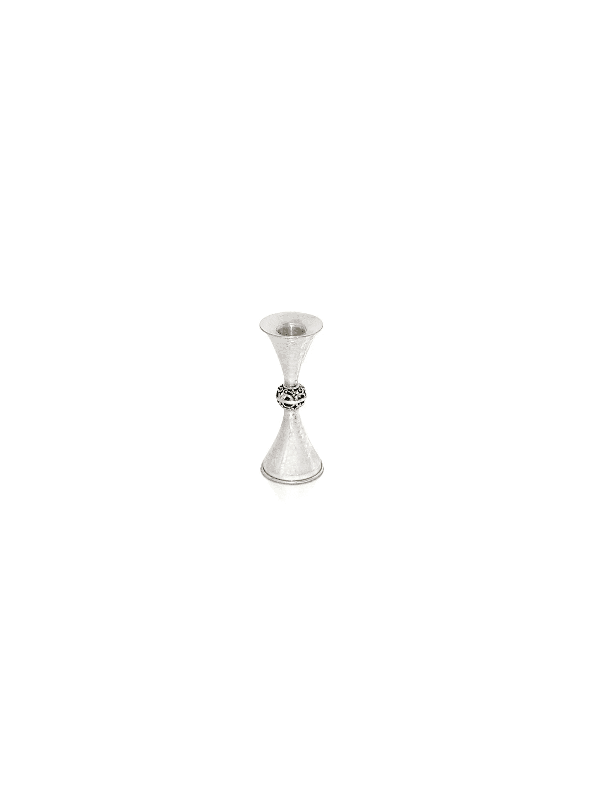 Chandeliers martelés en argent sterling, bougie en argent sterling