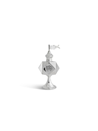 Geometric Sterling Silver Besamim Box , Tu B'Av Gifts , Israeli Judaic