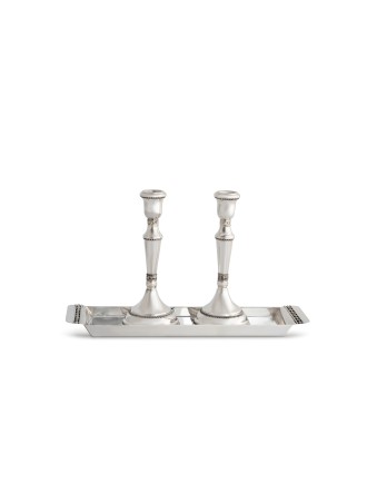 Grands chandeliers avec filigrane , chandeliers en argent sterling , Isra