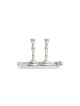 Bougeoirs classiques en argent sterling pour Shabbat w, argent sterling C
