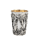Decorative Kiddush Cup and Plate , Passover Gifts , Israeli Judaica