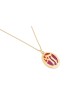 Petit pendentif en or Chai en émail, cadeaux Tu B'Av, Judaica israélien