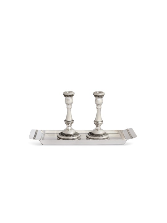 Chandeliers en argent en filigrane yéménite pour Shabbat, cadeaux de Pâque, I